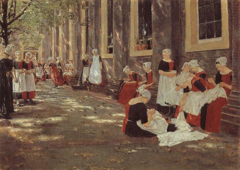 Max Liebermann The Orphanage at Amsterdam china oil painting image